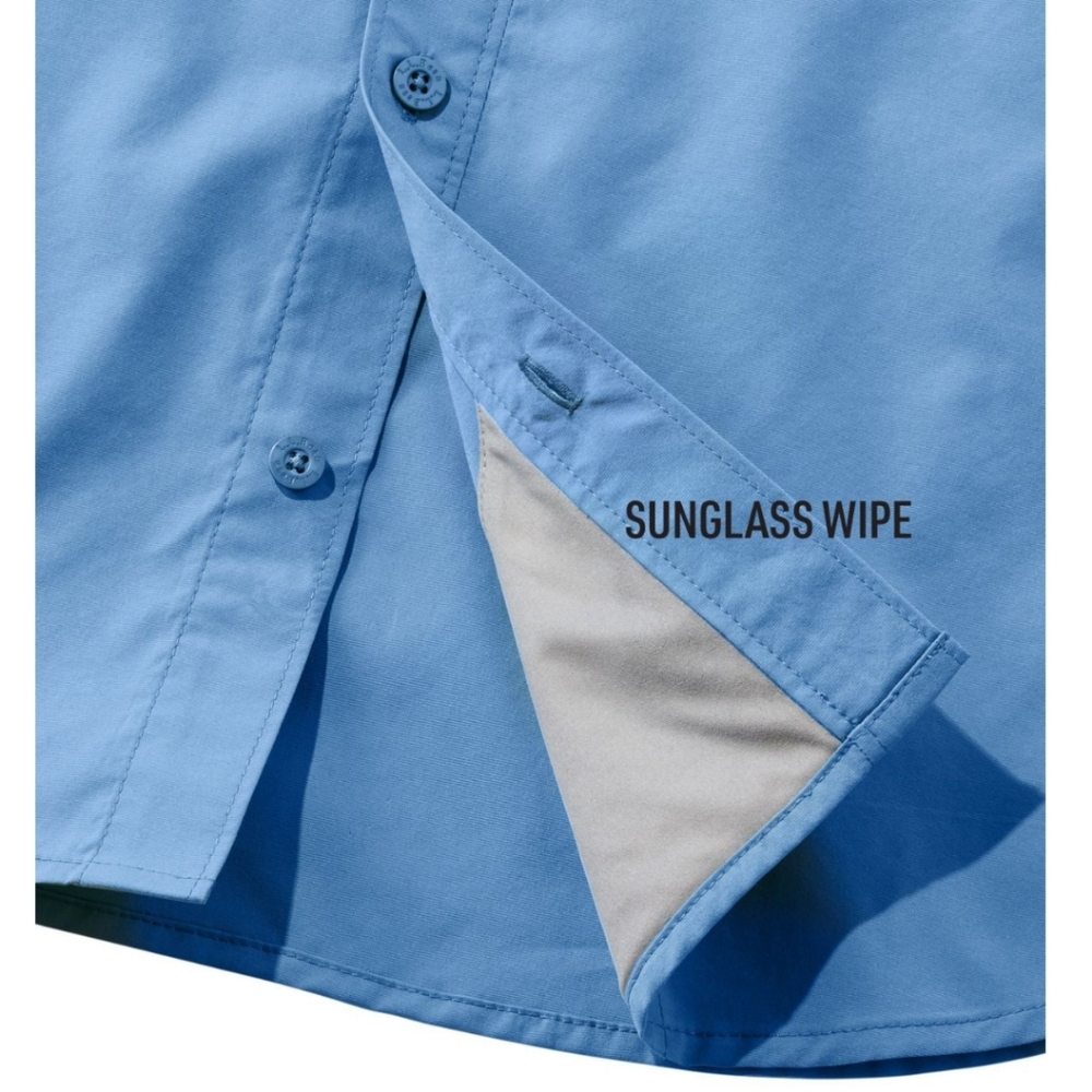 L.L. BEAN Men's‎ Long Sleeve Vented Tropicwear Outdoor Shirt Large Blue Neutral - Picture 11 of 14